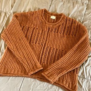 Silverflint chunky rust sweater size medium